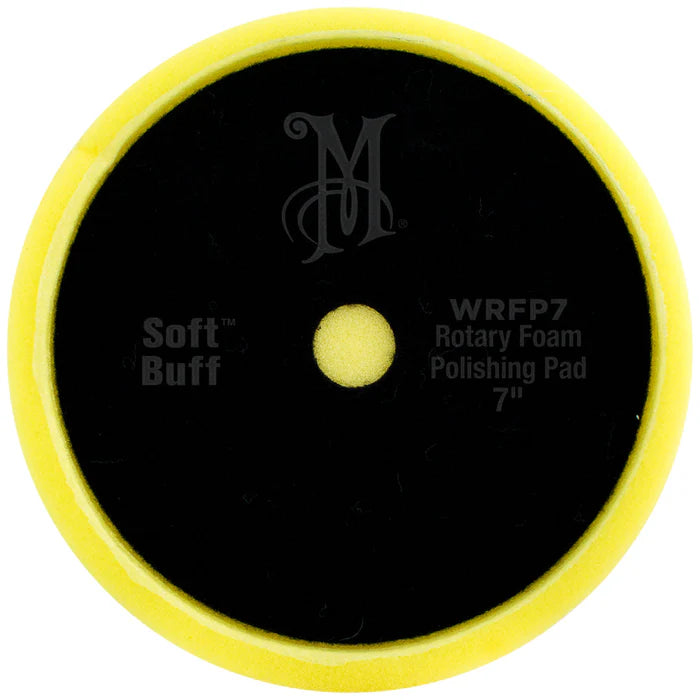 Meguiars Soft Buff Rotary Foam Polishing Pad - 7", Yellow